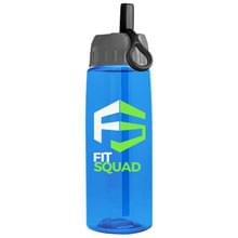 The Flair - 26 oz. Transparent Tritan™ Bottle with Ring Straw lid